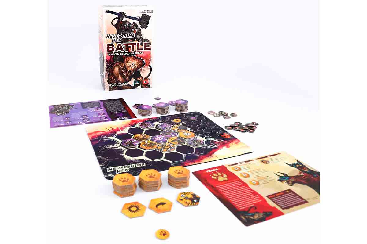 Neuroshima Hex: Battle - Polícia de Aço Vs. Feras - Meca dos Jogos