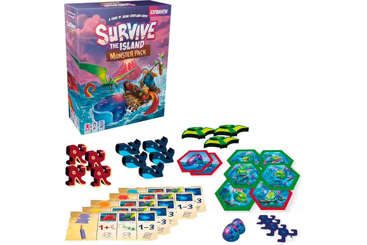 Survive: The Island - Pacote Monstro (Expansão) - Meca dos Jogos