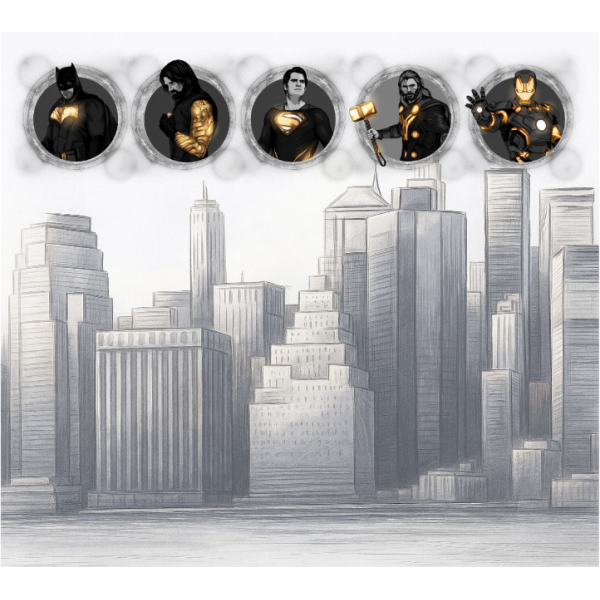 Papel De Parede Adesivo - Painel Manhattan Herois