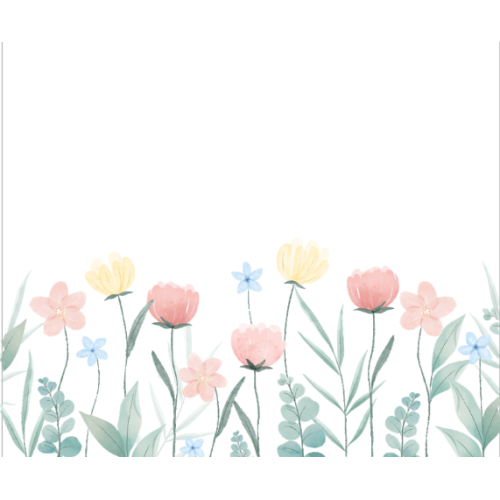 Papel De Parede Adesivo - Painel Flores Tulipa