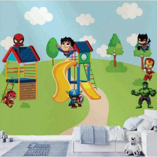 Papel De Parede Adesivo - Painel Herois tpo 106