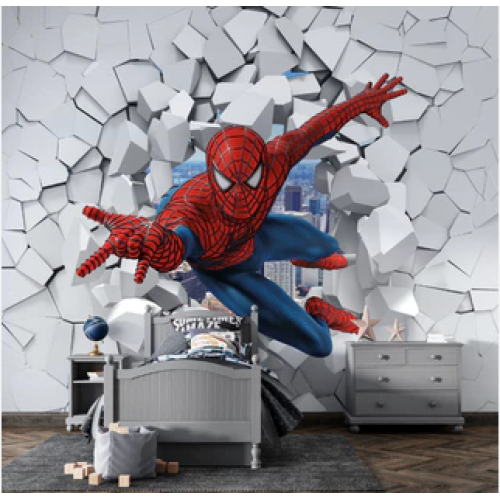 Papel De Parede Adesivo - Painel Homem Aranha Mod.3