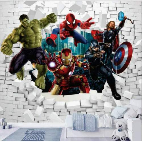 Papel De Parede Adesivo - Painel Homem Aranha Mod.4