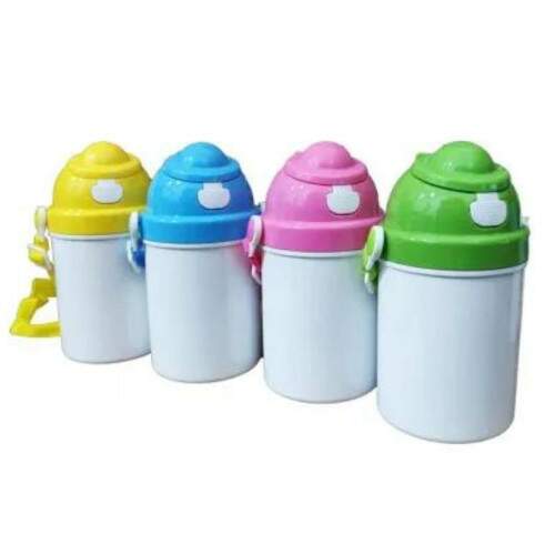 SQUEEZE INFANTIL BRANCA EM POLMERO COM ALA TRANSVERSA - ROSA