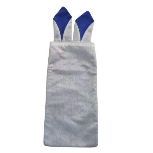 PORTA BIS EM PET ORELHAS DE COELHO - AZUL ROYAL
