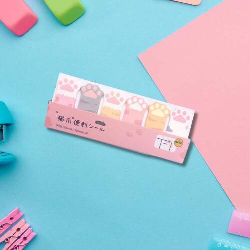 STICK NOTES PATINHAS DE GATO