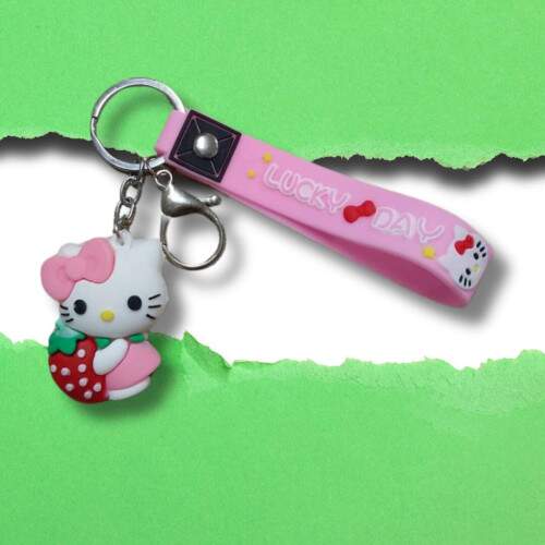 CHAVEIRO EMBORRACHADO HELLO KITTY MORANGO
