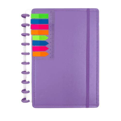 CADERNO IINTELIGENTE A5 CAPA EM CORINO COLORS