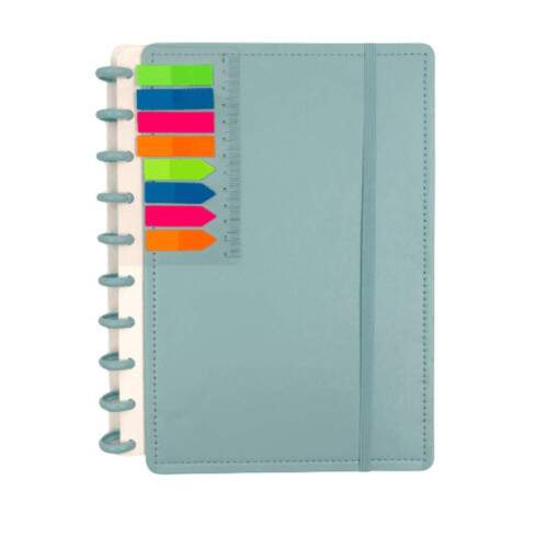 CADERNO IINTELIGENTE A5 CAPA EM CORINO COLORS