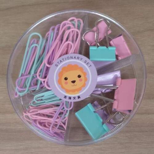 CONJUNTO DE PRENDEDORES DE PAPEL MULTIFUNCIONAIS
