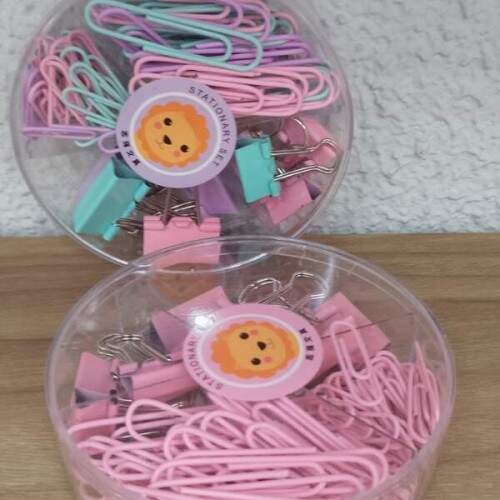CONJUNTO DE PRENDEDORES DE PAPEL MULTIFUNCIONAIS