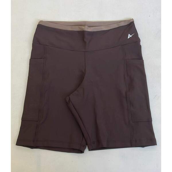 Shorts Duo c/Bolso Coffee e Castanho