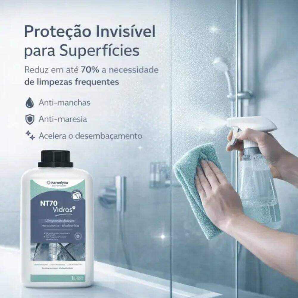 NT70 - Vidros e Acrílicos Impermeabilizante Instantâneo 5 Litros