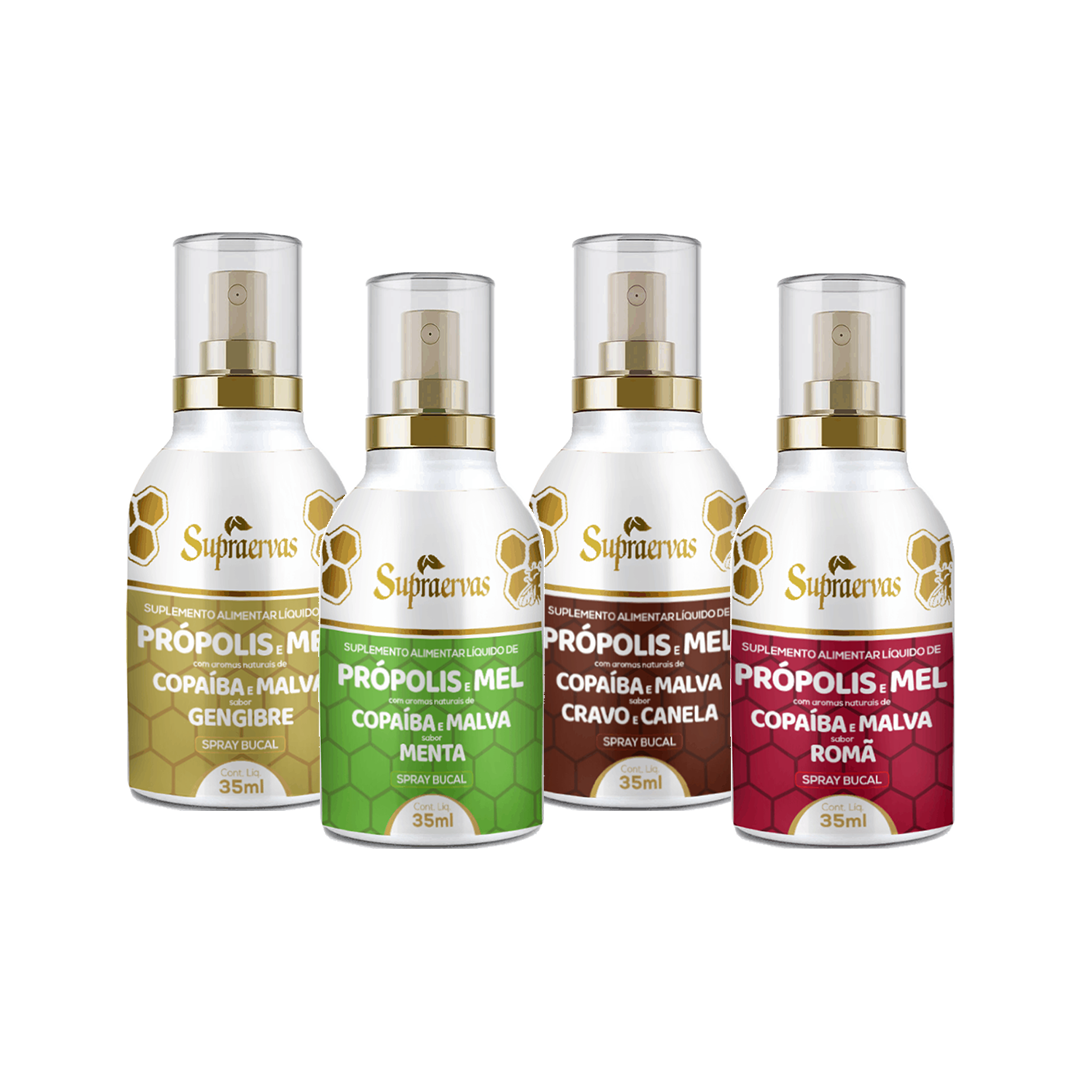 Spray de Própolis e Mel - 35ml - Supraervas