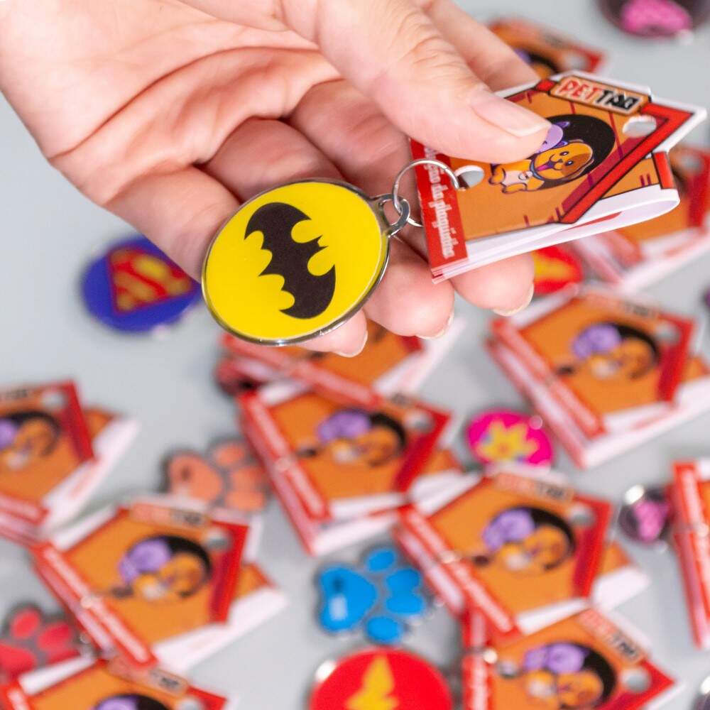 Pet Tag - BatCo - para mdio a maior porte
