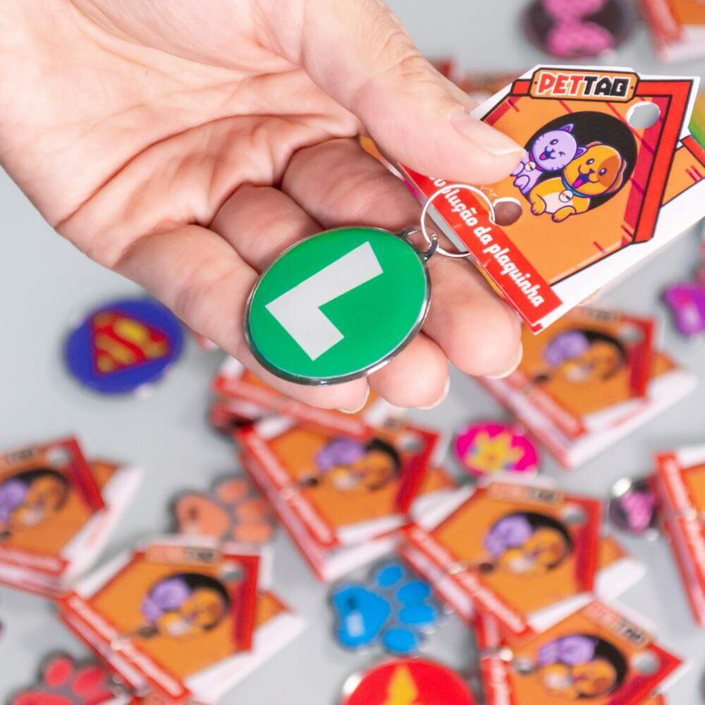 Pet Tag - Luigi - para mdio a maior porte