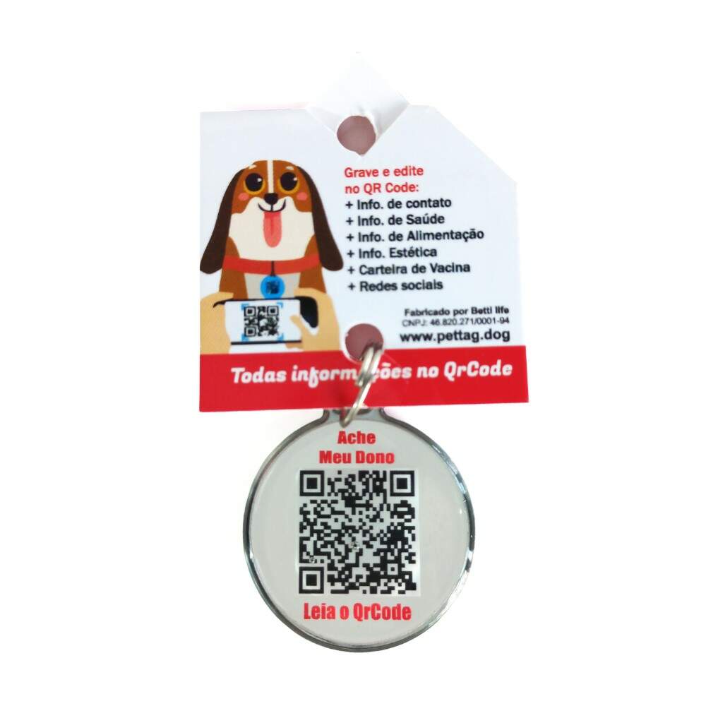 Pet Tag - Luigi - para mdio a maior porte