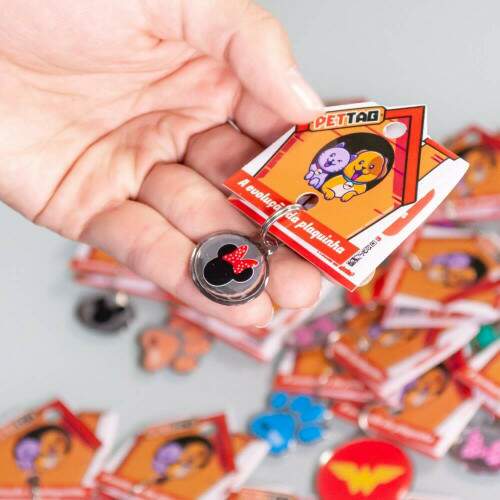 Pet Tag - Minei - para portes mini pequeno