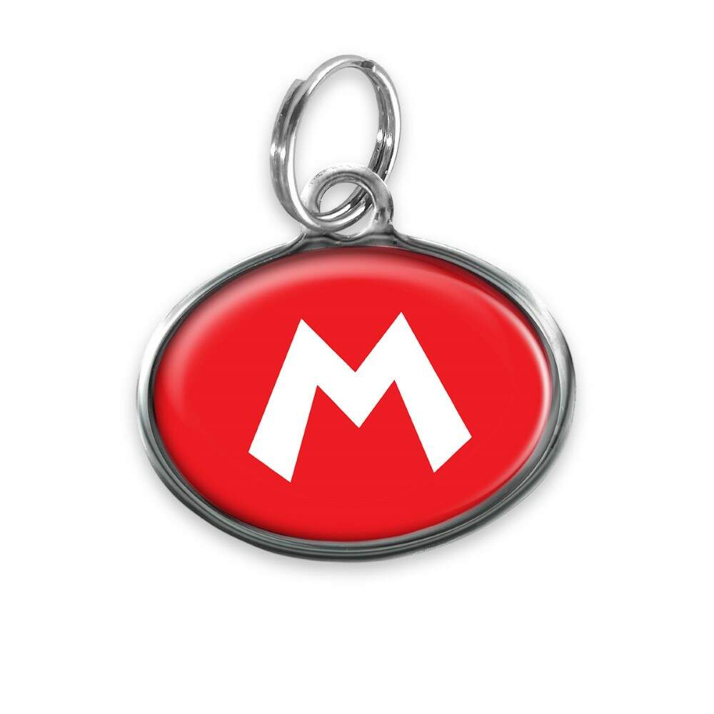 Pet Tag - Mario - para portes mini pequeno
