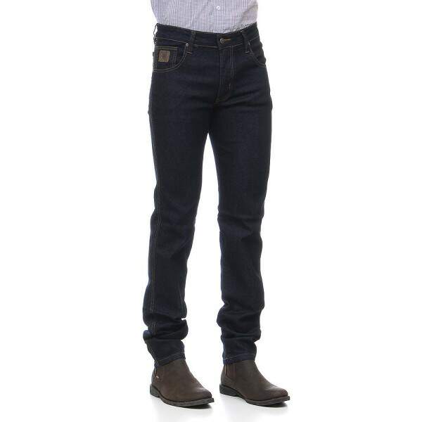 Cala Jeans Masculina Azul Escuro Bsica com Elastano - Dock's 18706