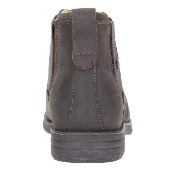 Botina Couro Marrom Masculina Zebu Original 23373