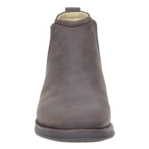 Botina Couro Marrom Masculina Zebu Original 23373