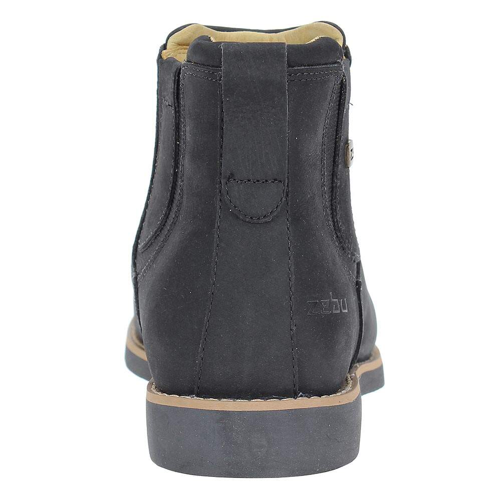 Botina Masculina Zebu Preta Original Cano Curto 23216 - Rodeo West