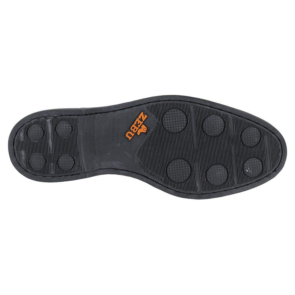 Botina Masculina Zebu Preta Original Cano Curto 23216 - Rodeo West