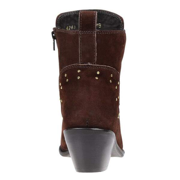 Bota Country Feminina Vinho Cano Curto Cow Way 24532