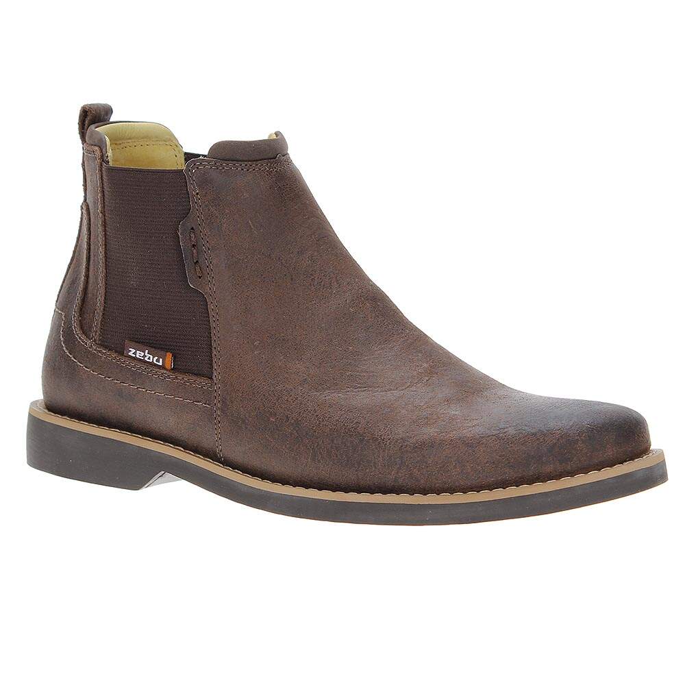 Botina Marrom Masculina Zebu Original 22702 - Rodeo West