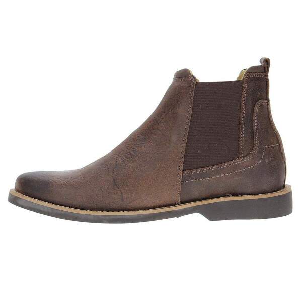 Botina Marrom Masculina Zebu Original 22702