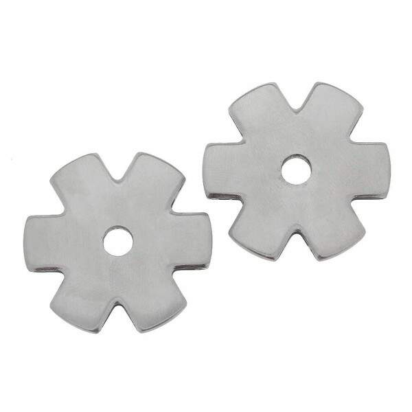 Embout Western Metalab – Inox, Joue 5, Bouche 9, Sans Pince, Modèle Robert, Neuf
