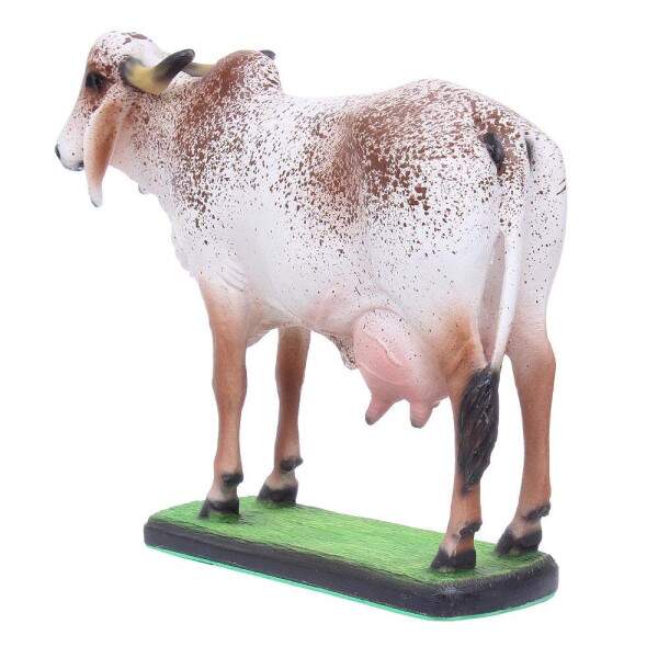 Escultura Vaca Gir em Resina Home Western Decor 27503