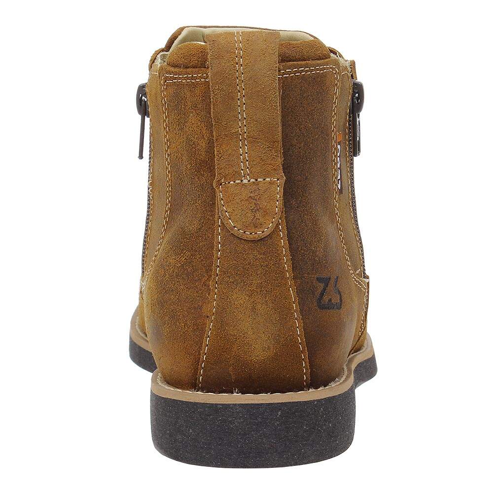 Botina Masculina com Zíper Zebu Original Amarela 26372 - Rodeo West