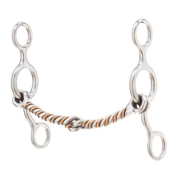 Freio Para Cavalo Boots Horse SS Argentine Bit Twisted MTH 27674