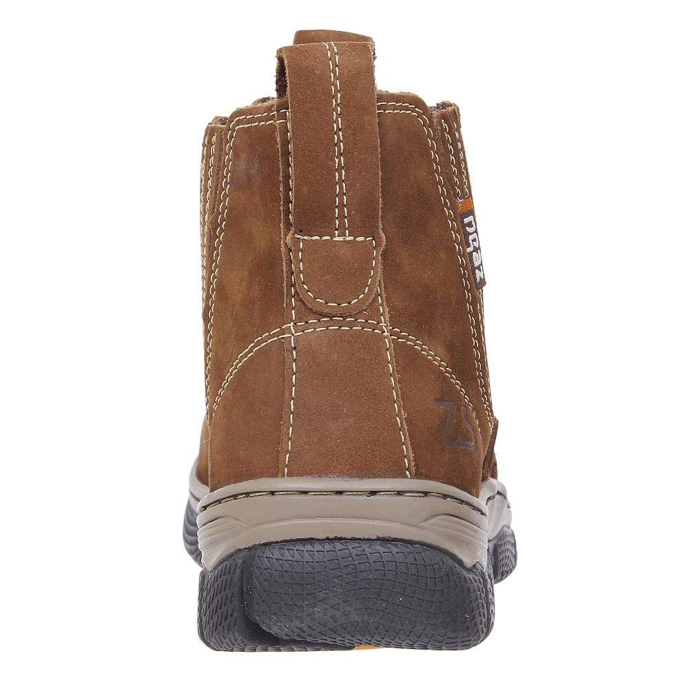 Bubu④ J726 Botina Unissex Marrom com Elástico Zebu 27726 - Rodeo West
