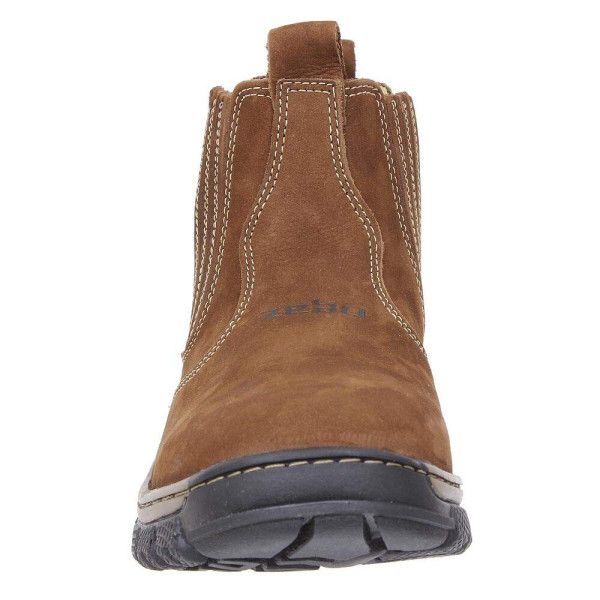 Botina Unissex Marrom com Elástico Zebu 27726 - Rodeo West