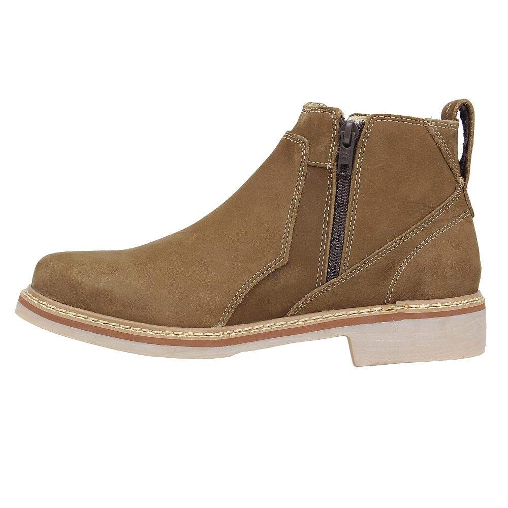 Botina Masculina Marrom com Zíper Zebu 28320 - Rodeo West