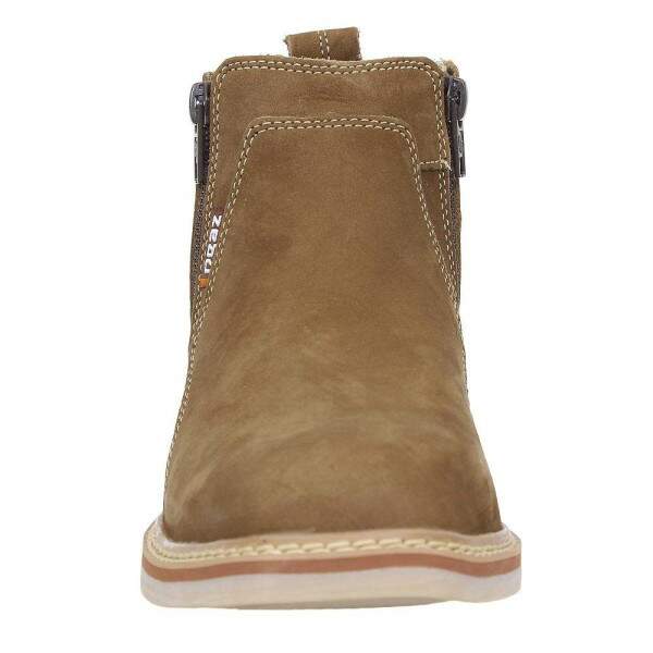 Botina Masculina Marrom com Zper Zebu 28320