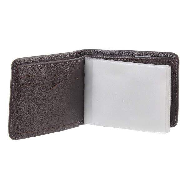 Carteira Masculina em Couro Marrom Escuro DH Couros 28621