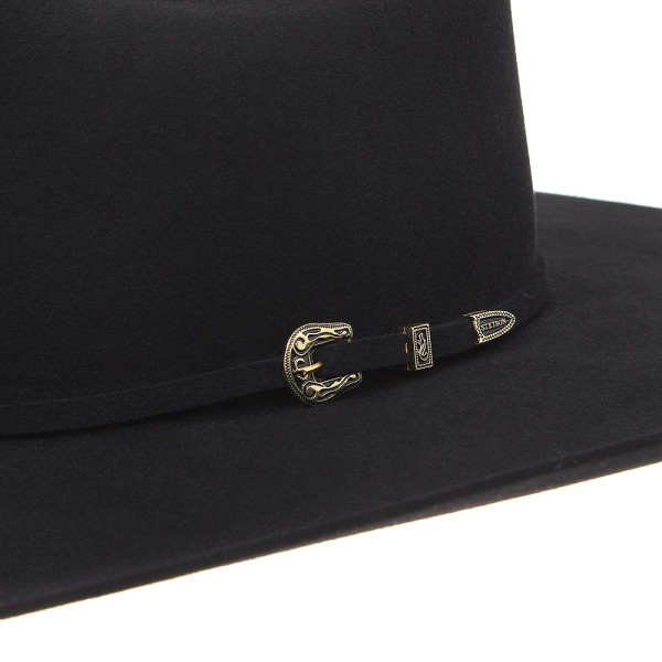 Chapéu Stetson Pelo de Lebre 4x Preto 29175 - Rodeo West