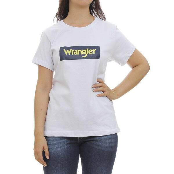 Camiseta Feminina Branca Wrangler 30041