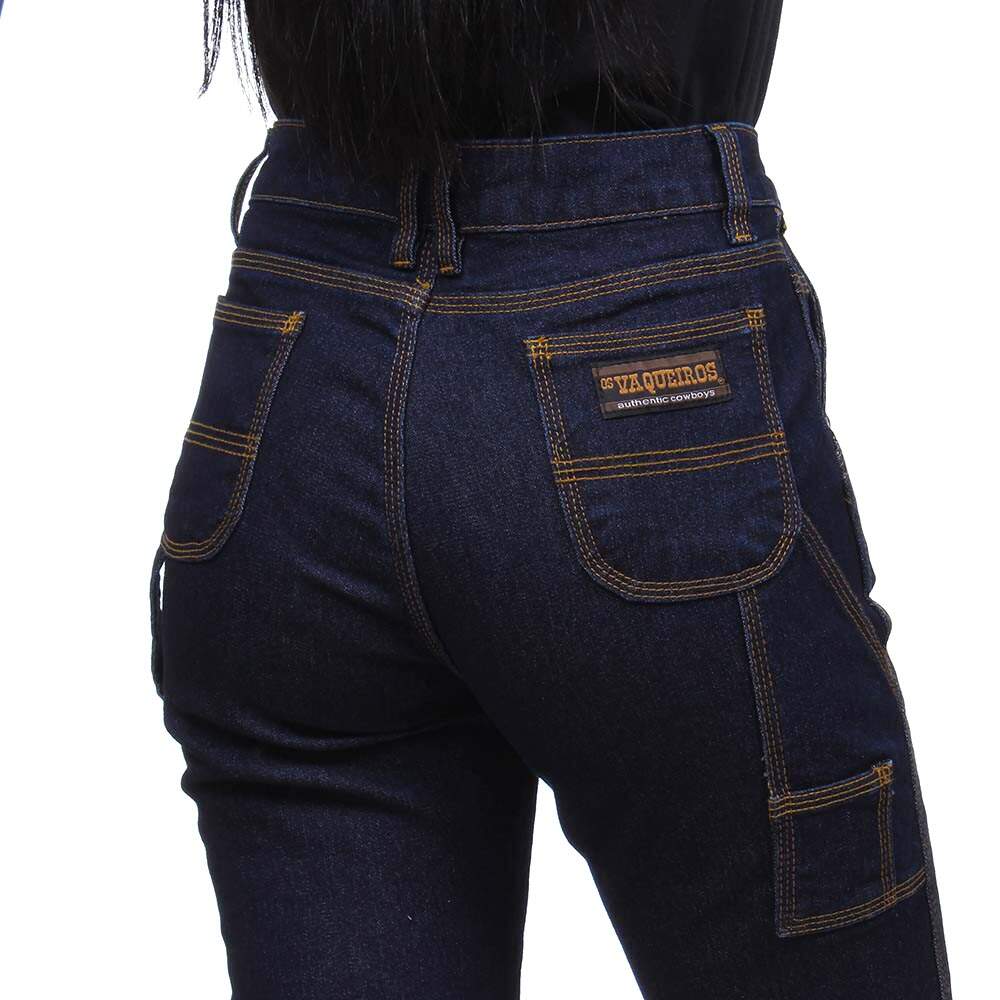 Calça Capri Feminina BALEAF 50cm - Algodão Macio - Yoga, Caminhada - Azul Marinho XS