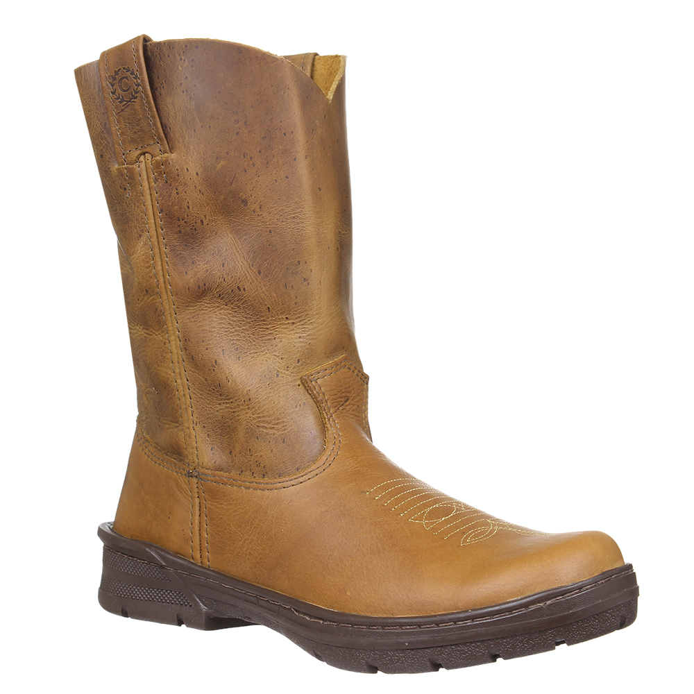 Bota Tênis Masculina Marrom Bico Redondo Cano Alto Classic 32427