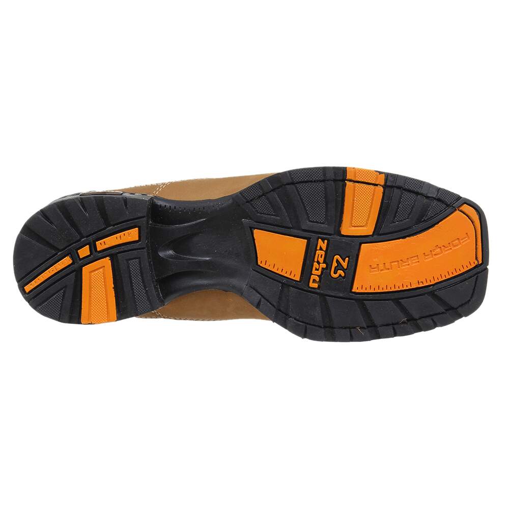 Botina Masculina Bico Quadrado Marrom Zebu 32932 - Rodeo West