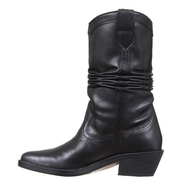 Bota Masculina Preta com Bico Fino Cow Way 32987
