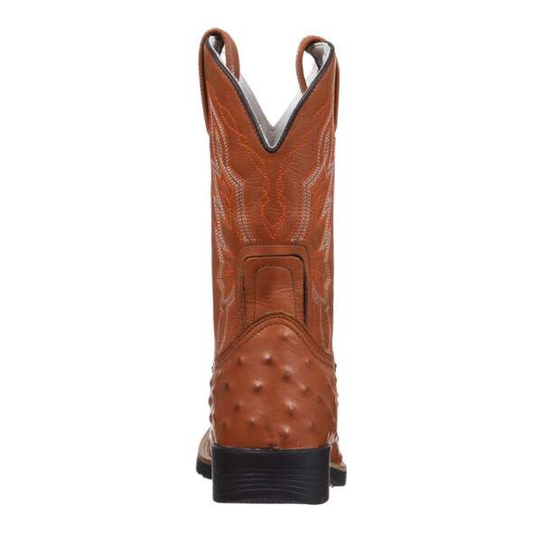Bota Masculina Marrom Avestruz Cow Way 33291