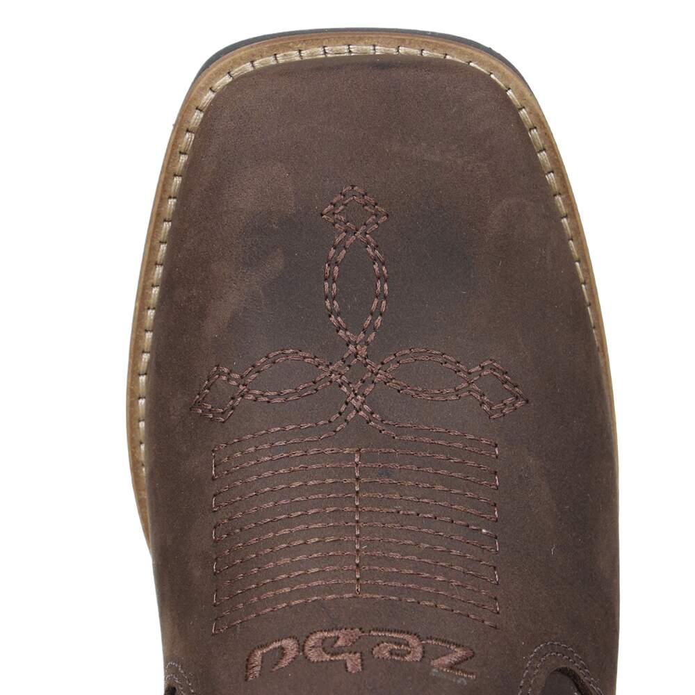 Botina Masculina Bico Quadrado Graxo Zebu 33569 - Rodeo West