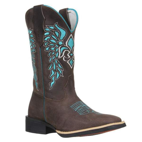 Bota Feminina Caf Bico Quadrado Cow Way 33708