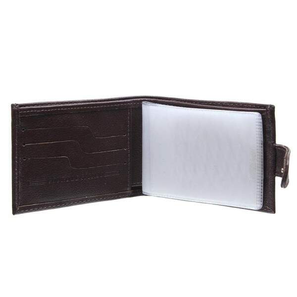 Carteira Masculina em Couro Marrom DH Couros 32279